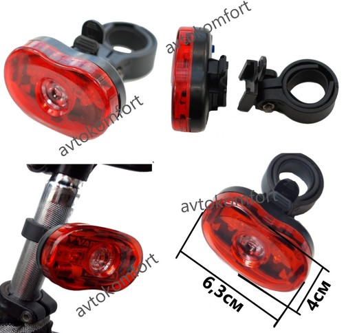 Feux vélo del rouge - vélo,